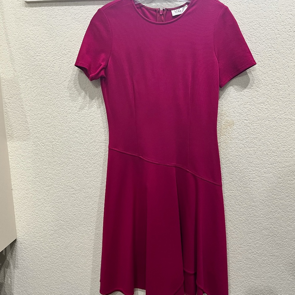 Pink asymmetrical dress Size 6